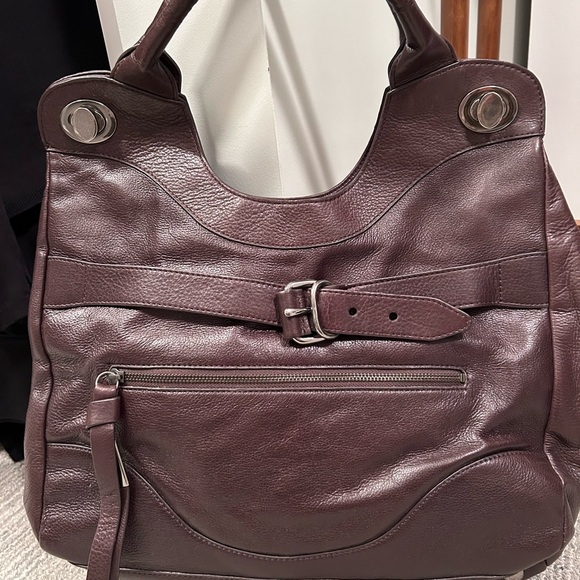 Foley & Corina Brown leather tote bag - Picture 8 of 8